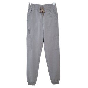 Figs Charlotte 21Pocket Slim Tall Scrub Pants Womens Size XXS Grey NWT